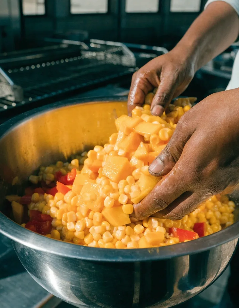 Mango corn salsa
