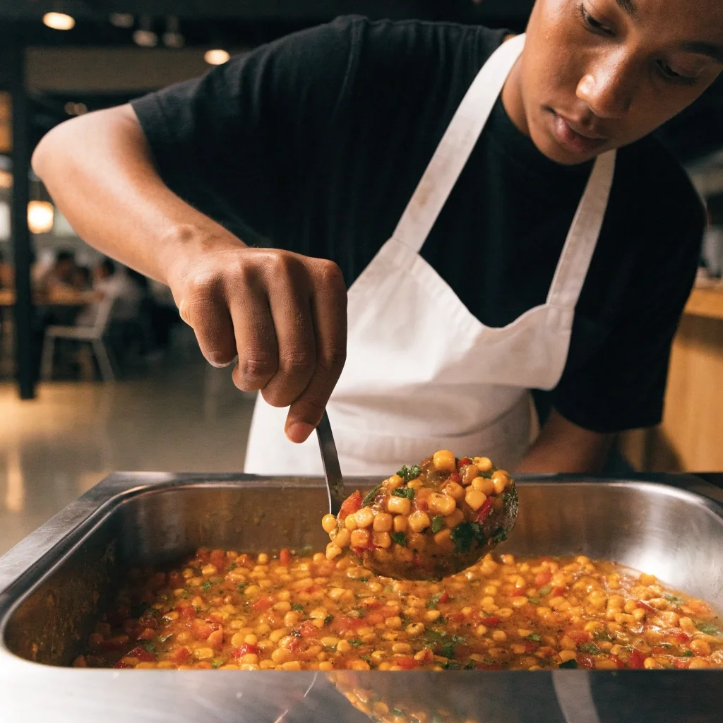 Roasted corn salsa